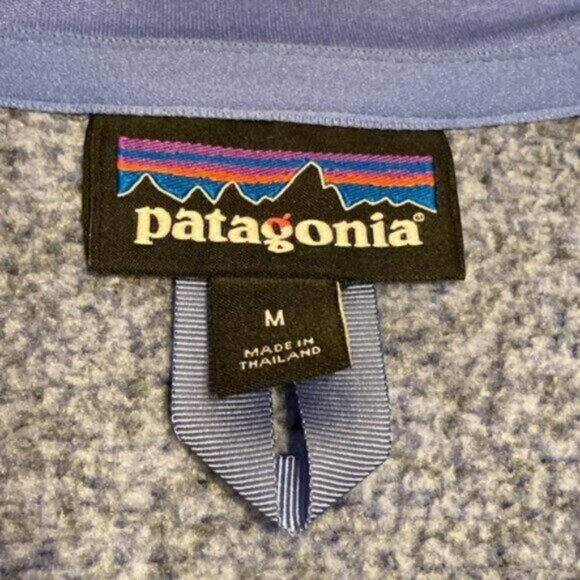 Patagonia Better Sweater Jacket Medium Lavender LVBL Fleece Pullover 2019 $139 - Picture 6 of 11